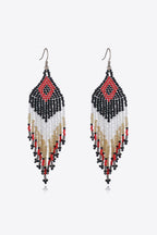 Beaded Dangle Earrings by Trendsi