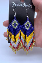 Beaded Dangle Earrings by Trendsi