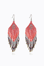 Beaded Dangle Earrings by Trendsi